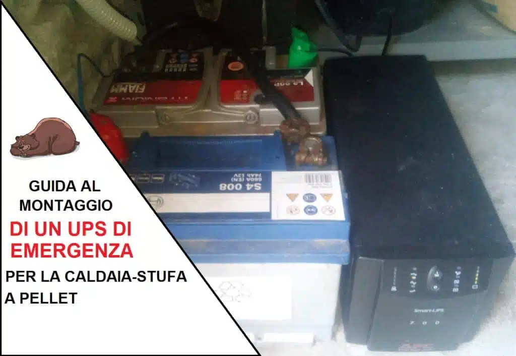 batterie UPS stufa a pellet
