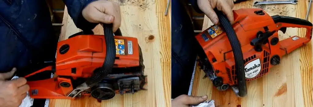 manutenzione della motosega