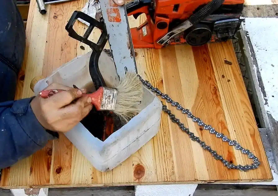 Motosega preparazione per l'inverno