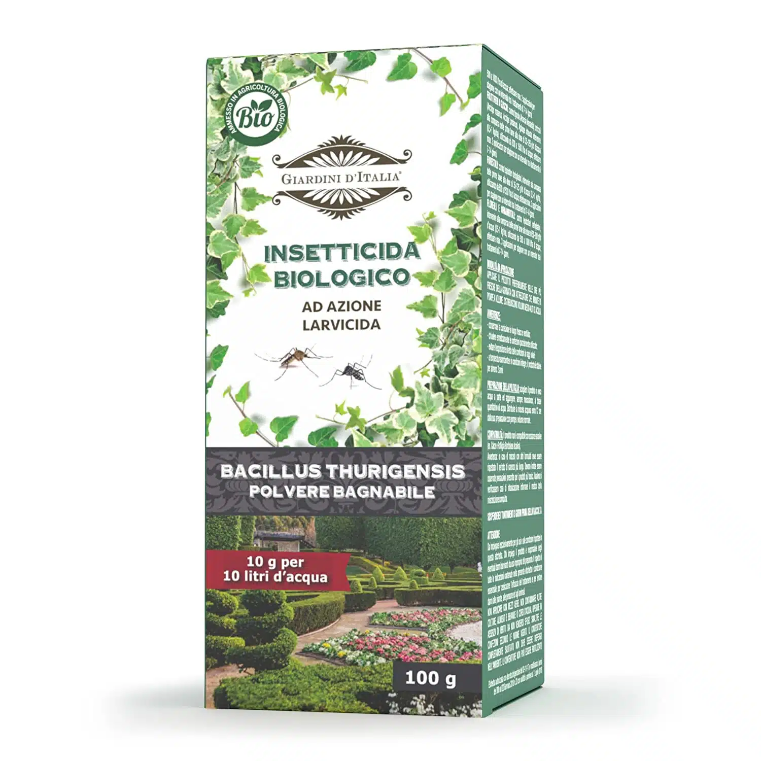 Macerati per gli insetti dell'orto - Insetticida Biologico Bacillus Thuringiensis varietà Kurstaki