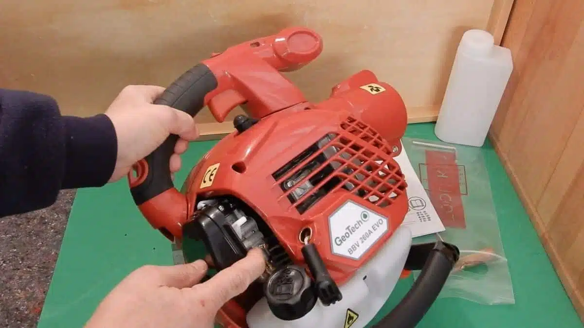 Soffiatore 3 in 1 GeoTech BBV260A EVO -vite regolazione motore