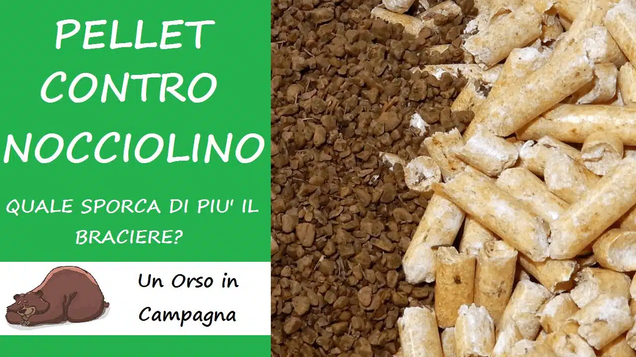 Pellet o nocciolino di oliva? Analisi di costi e resa  - Video su quanto sporca il nocciolino da riscaldamento
