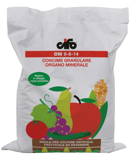 Concimazione invernale degli alberi da frutto con il potassio - CIFO OM 6-6-14 concime frutteto potassio