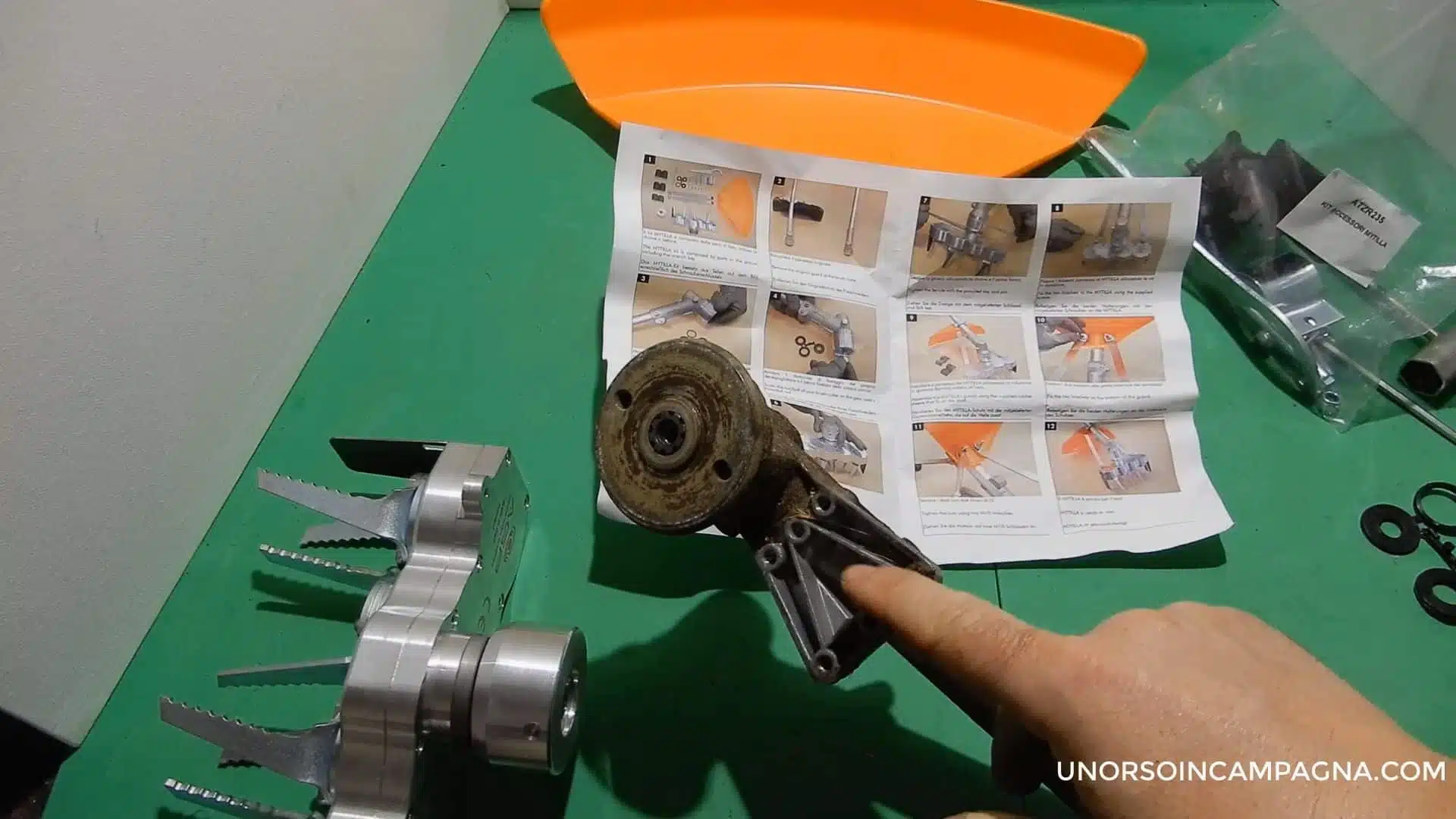 Fresa per decespugliatore Mytilla. Guida al montaggio e test completo! 4 Confezione della fresa Mytilla