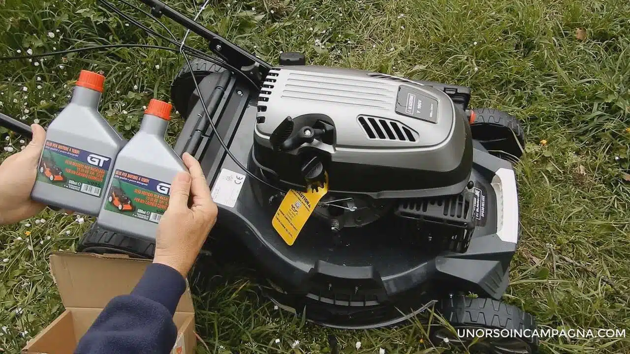 Rasaerba Blackstone SP530 Deluxe -rabbocco olio motore