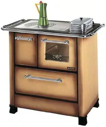 Cucina A Legna Nordica 5.0 VST Steel – 55 Litri Con Forno E Piastra In Ghisa