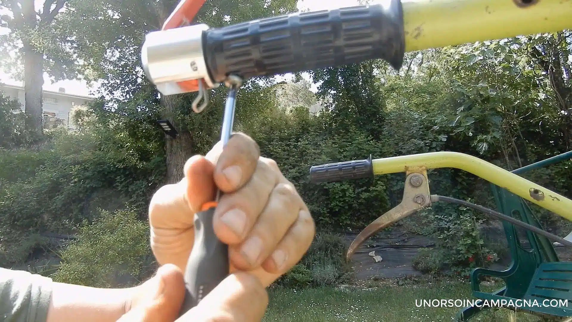 Come si monta il Motorstop, sicurezza per motocoltivatori e motozappa a benzina 9 Sicurezza motozappa motocoltivatore benzina motorstop