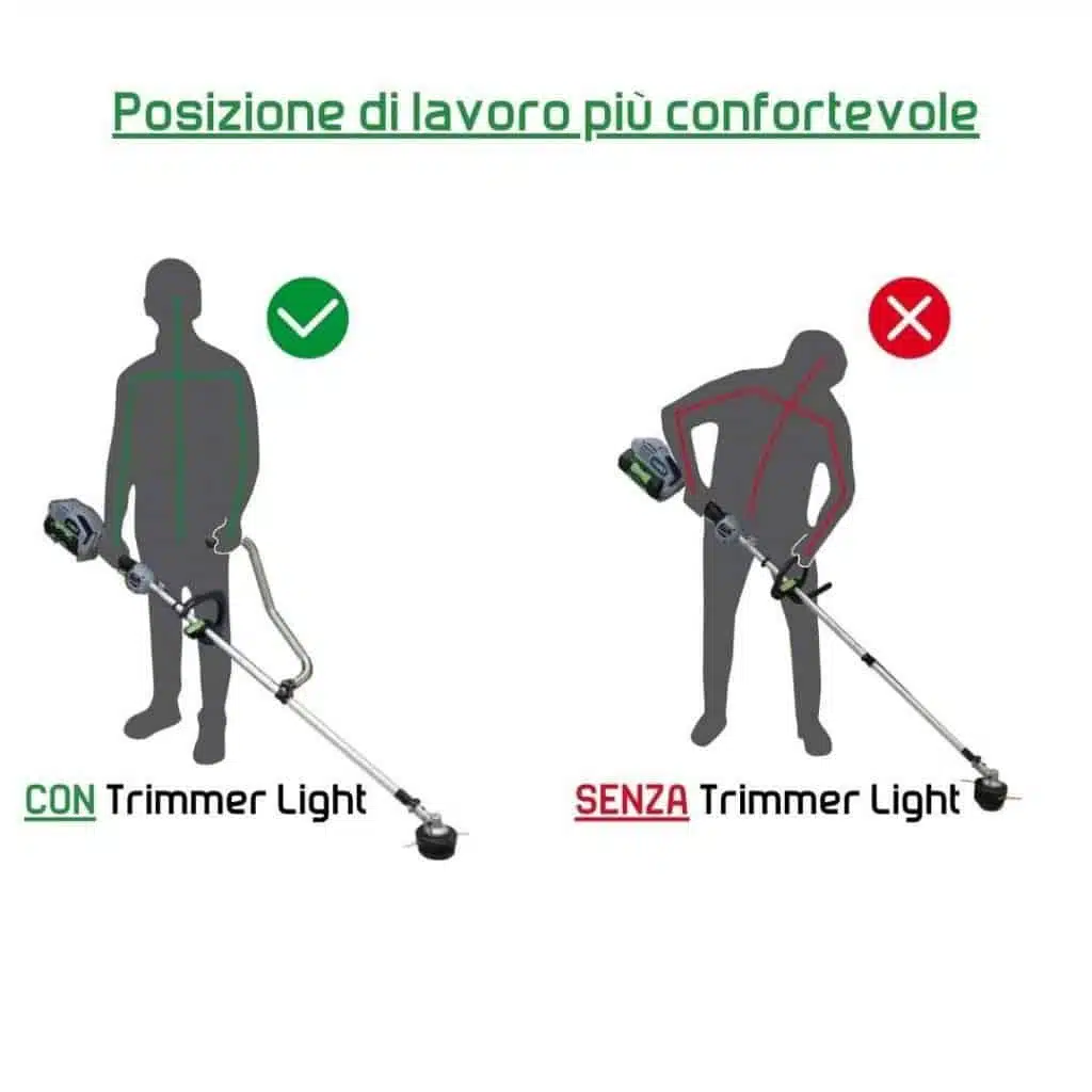 Trimmer Light, supporto per decespugliatore! 7 Trimmer Light
