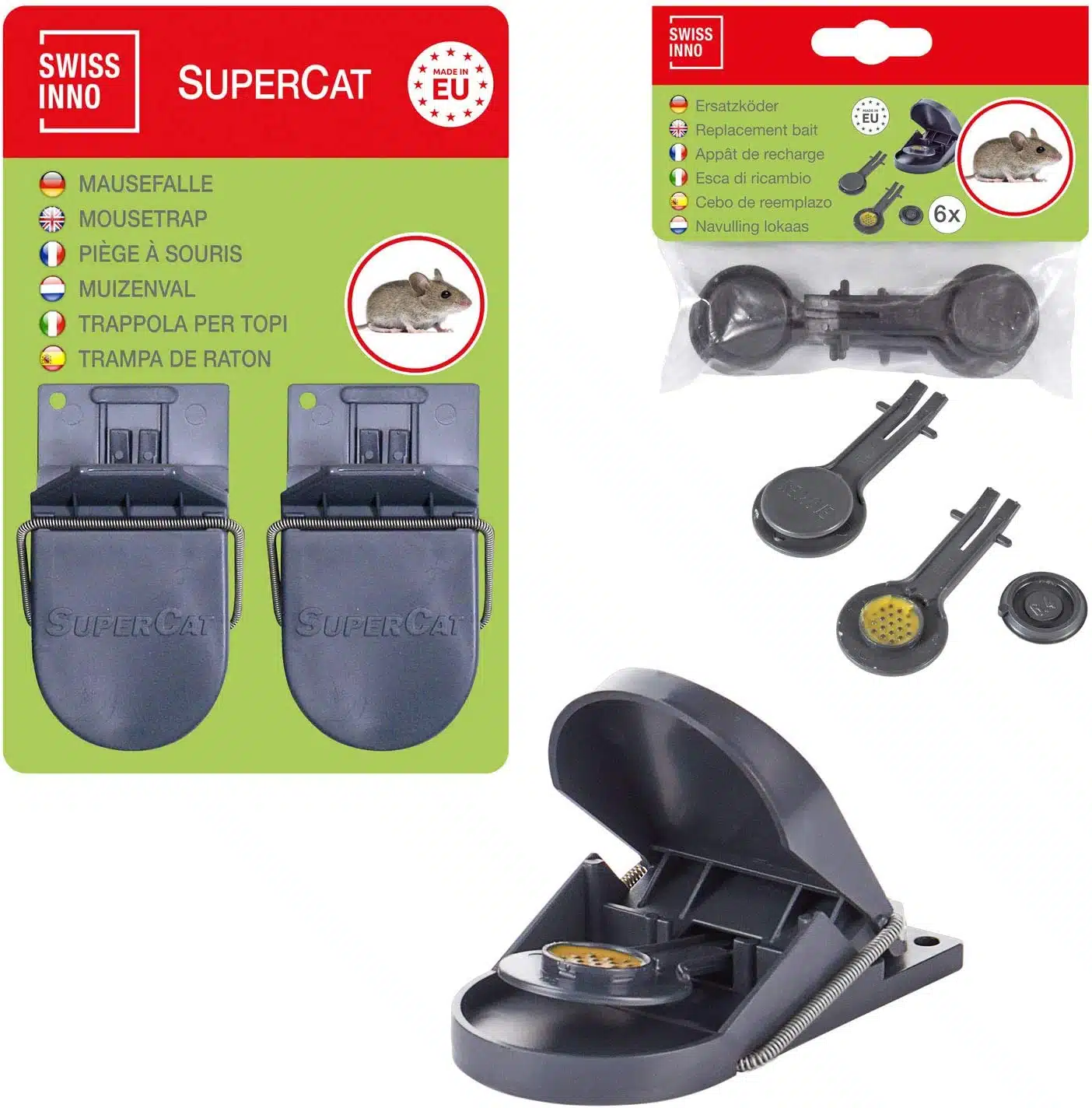 trappola per topi di plastica 