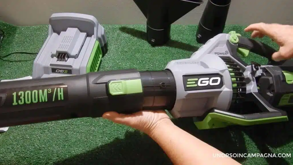 montaggio soffiatore EGO Power Plus LB7650E