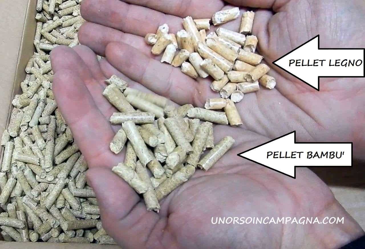 differenza tra pellet di legno e pellet di bambu