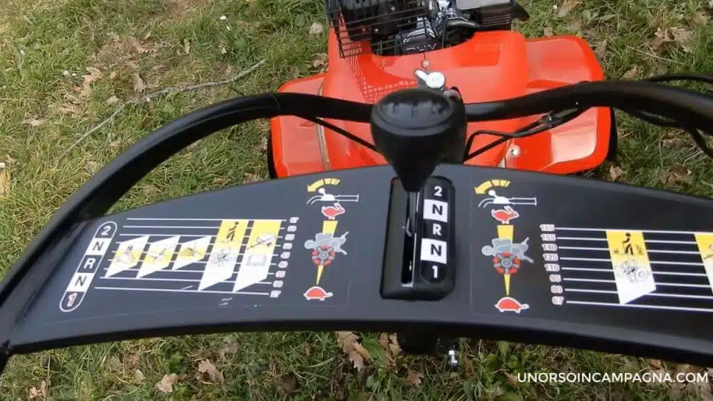 Motozappa a scoppio PUBERT VARIO 55 P C3. Test completo! 11 Leva cambio Motozappa PUBERT VARIO 55 P C3