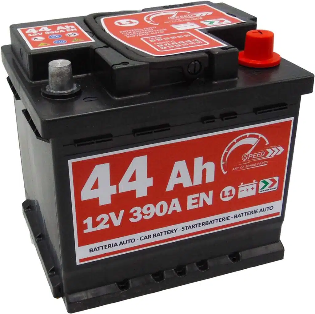 Batteria da auto per kit GEMI B/12 extra forte con pannello solare