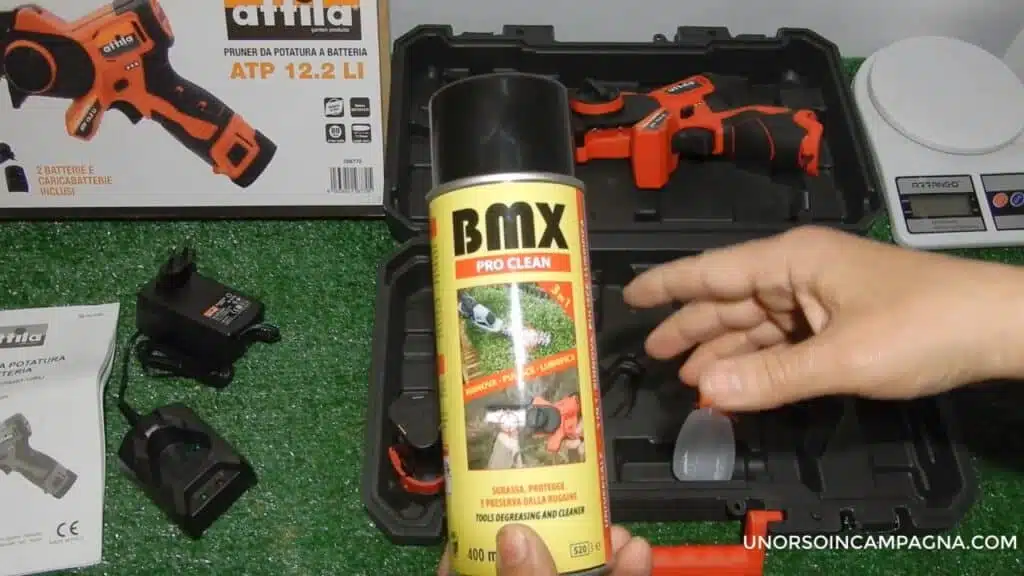 Potatore Attila ATP 12.2 Li - lubrificazione