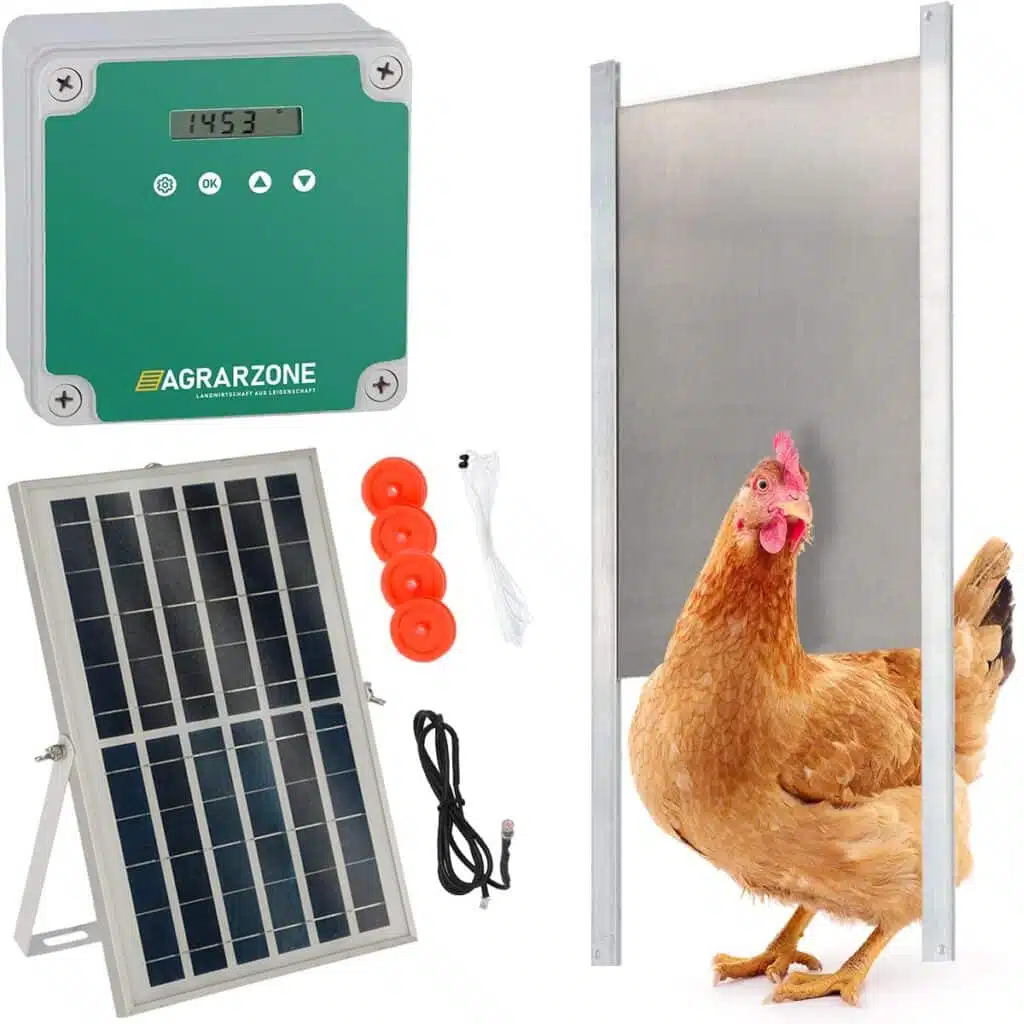 Porta automatica per pollaio fotovoltaica Agrarzone