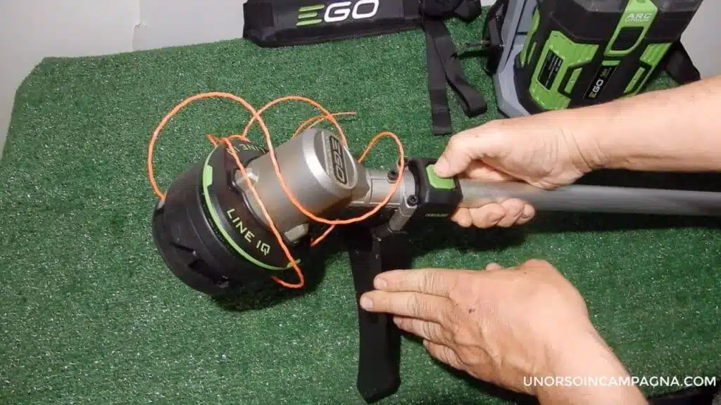 test decespugliatore EGO ST1610E-T-Tecnologia PowerLoad EGO