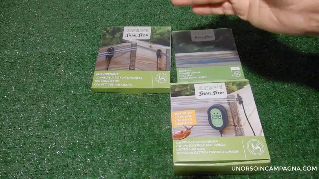 SnailStop: recinto elettrico per le lumache nell'orto! 8 SNAILSTOP recinto elettrico antilumache