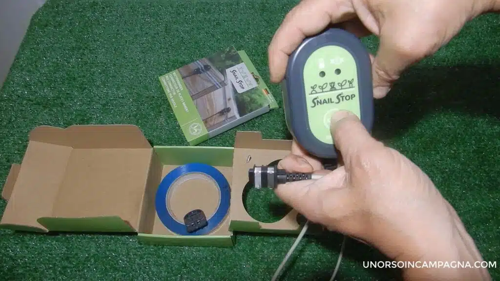 SnailStop: recinto elettrico per le lumache nell'orto! 6 SNAILSTOP recinto elettrico antilumache