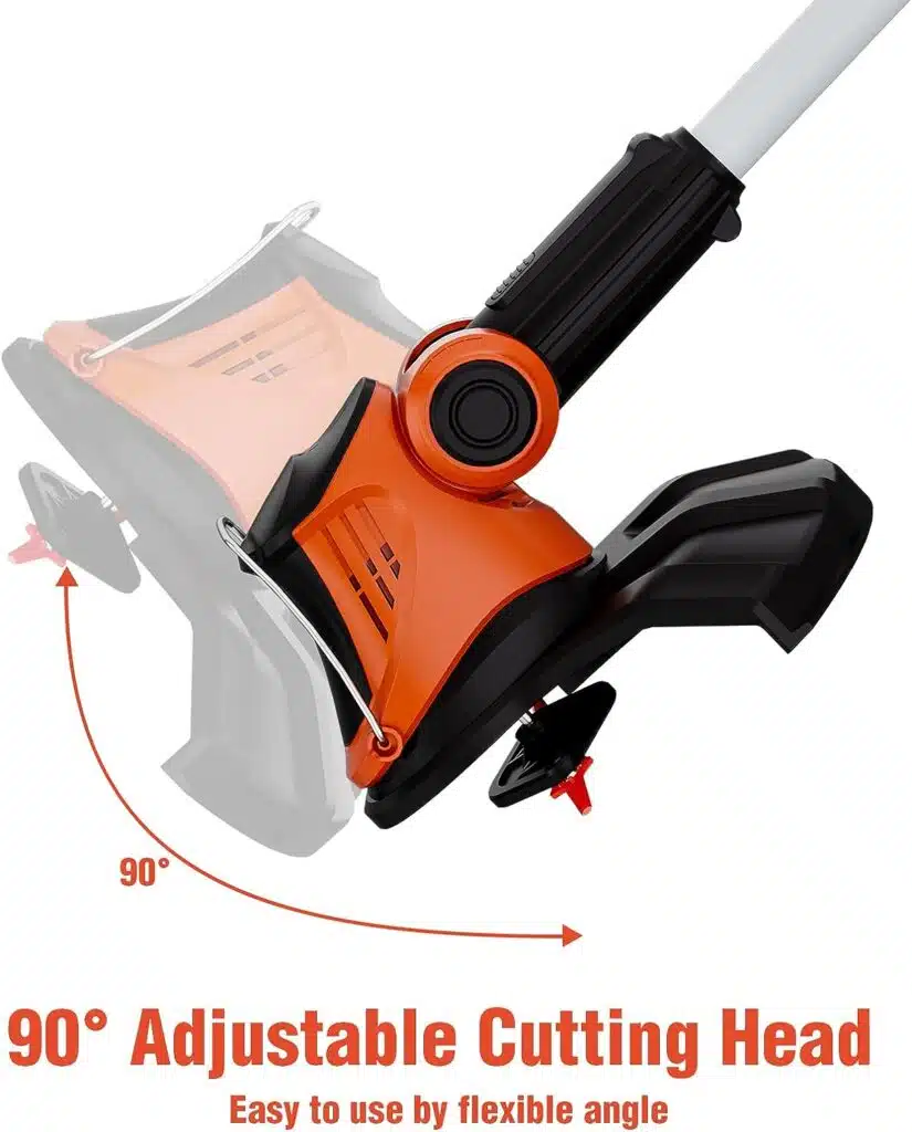 Tagliabordi a batteria ricaricabile AIVOLT - testina che ruota