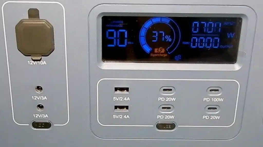 Centrale elettrica portatile FULLSENT - porte di uscita a 5-12V