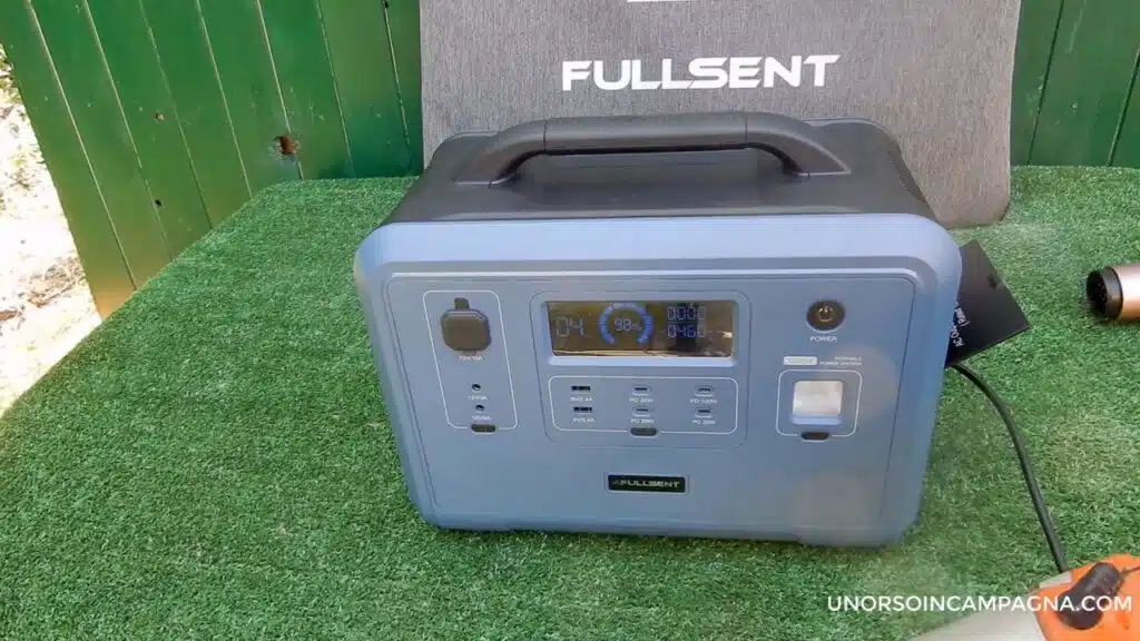 Centrale elettrica portatile FULLSENT - test trapano 300W