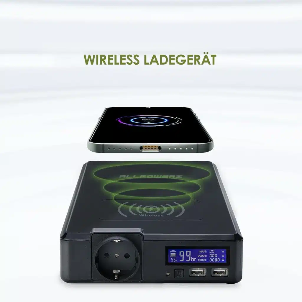 Power Station S200 di AllPowers da 200 Watt! 8 Power Station S200 di AllPowers - ricarica wireless cellulari