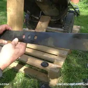 Manutenzione del rasaerba Blackstone SP530 Deluxe affilatura lama