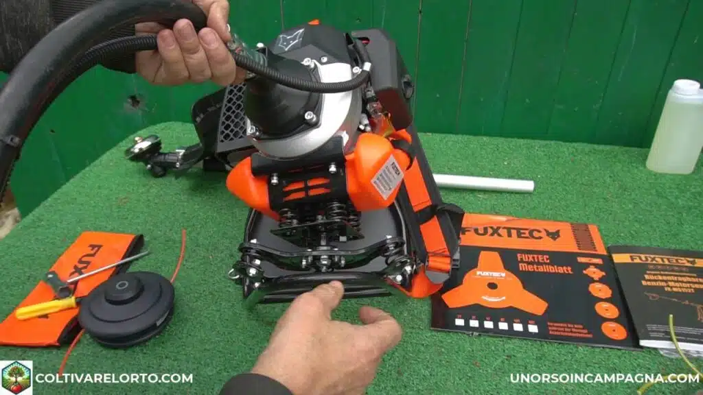 Decespugliatore spalleggiato Fuxtec MS152T: potente ed economico! 8 FUXTEC FX MS152T ammortizzatori