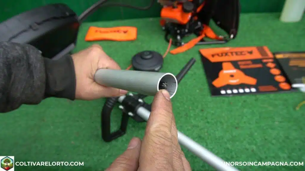 Decespugliatore spalleggiato Fuxtec MS152T: potente ed economico! 5 FUXTEC FX MS152T trasmissione 9 righe