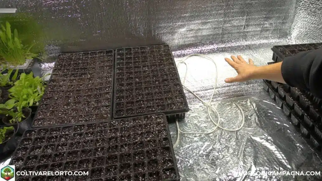 Come realizzare un semenzaio riscaldato con il cavetto riscaldante 1 Come realizzare un semenzaio riscaldato