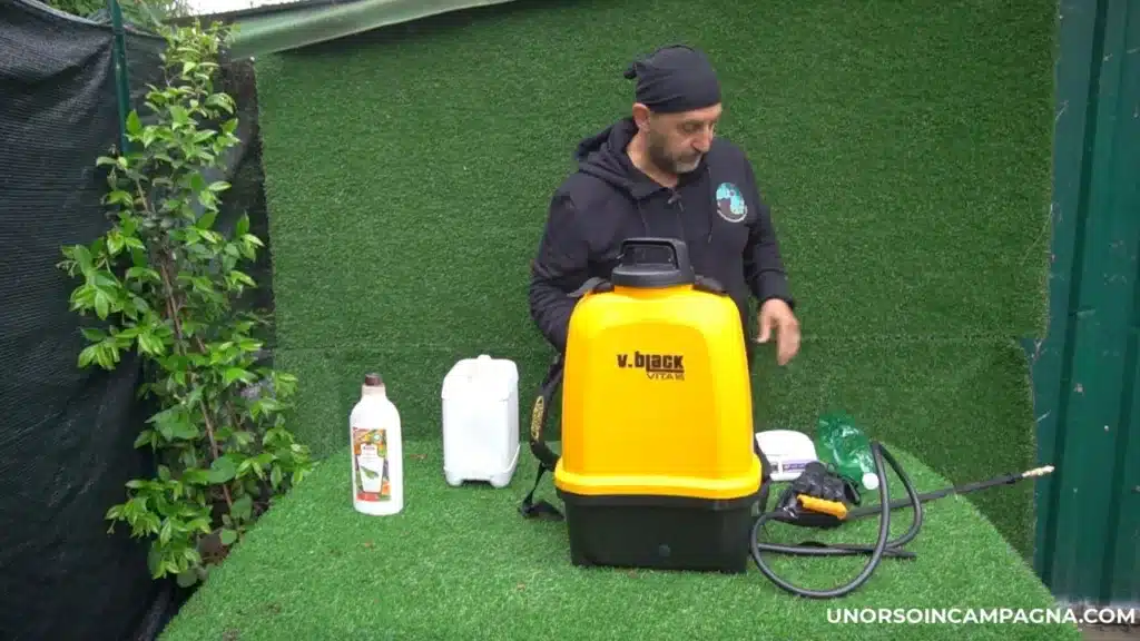 Pompa a batteria Volpi V-Black Vita 16 test completo: la mia esperienza sul campo 11 Pompa a batteria VOLPI Vita 16 trattamento con zeolite 1