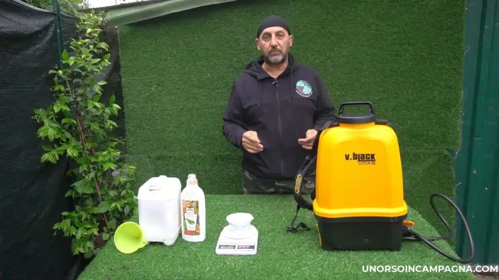 Pompa a batteria Volpi V-Black Vita 16 test completo: la mia esperienza sul campo 7 Pompa a batteria VOLPI Vita 16 trattamento con zeolite